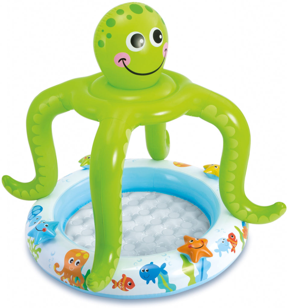 Intex Smiling Octopus Shade Baby Pool ( 40" D x 41" H )