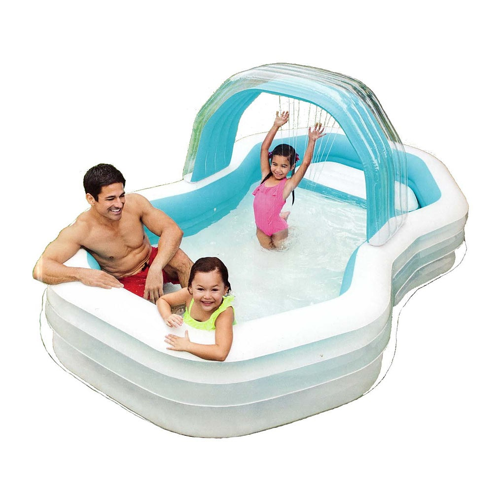 INTEX Swim Center Family Cabana Pool ( 122" L x 74" W x 51" H )