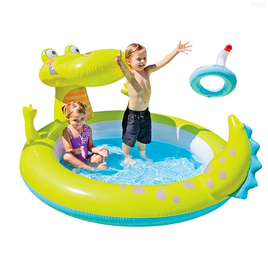 INTEX Gator Spray Pool Wall Height 6.5" ( 78" L x 63 " W x 36" H )