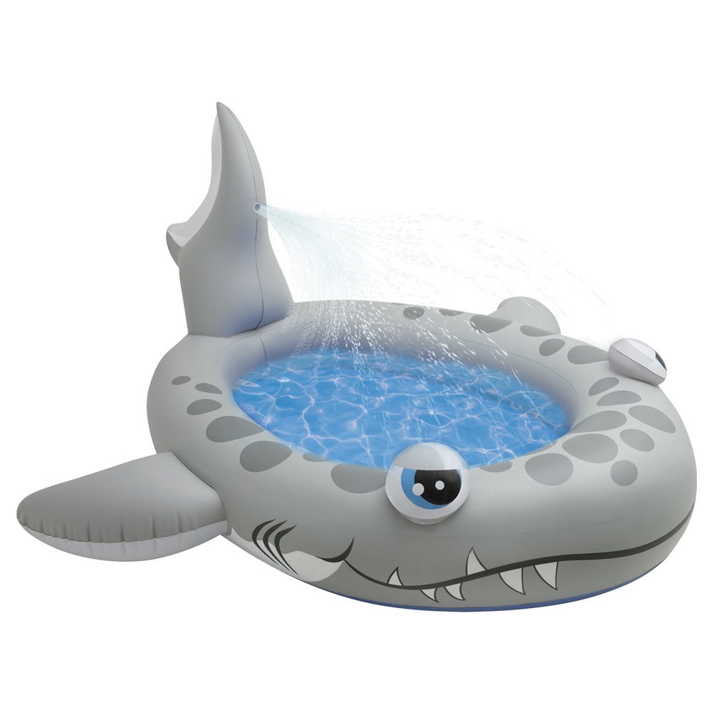 INTEX Sandy Shark Spray Pool (90" L x 89" W x 42" W )