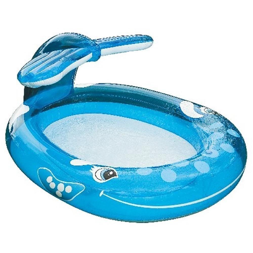 INTEX Whale Spray Baby Pool ( 82" L x 62" W x 39" H )
