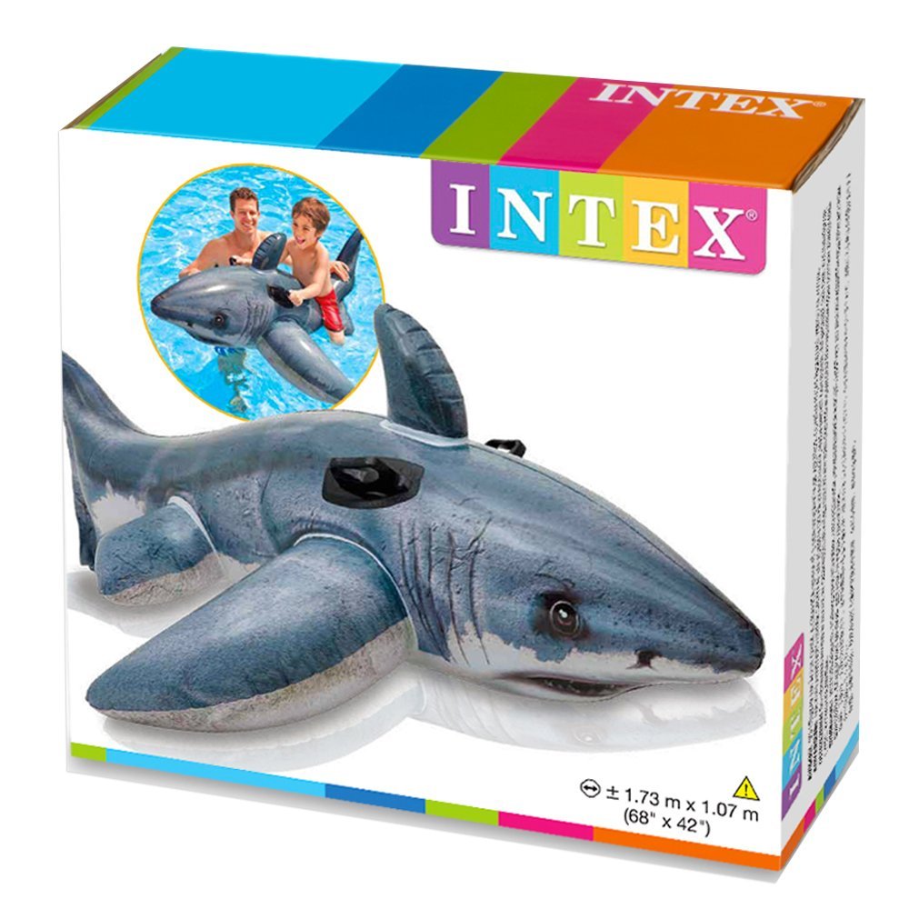 INTEX Great White Shark Ride-On ( 68" x 42" )