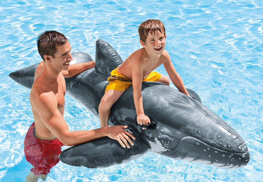 INTEX Realistic Whale Ride-On ( 79" x 53" )