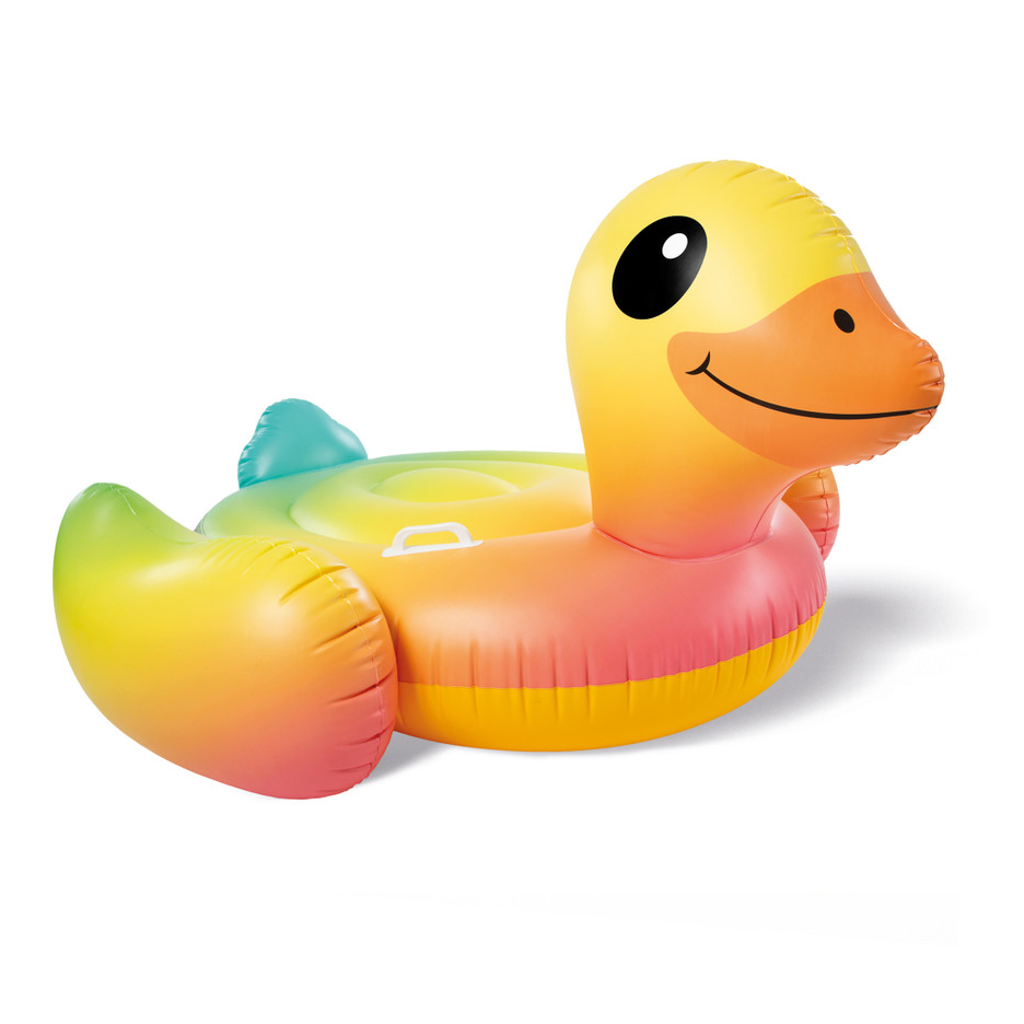 Baby Duck Ride-On Inflatable Pool Float (58" x 58" x 32")