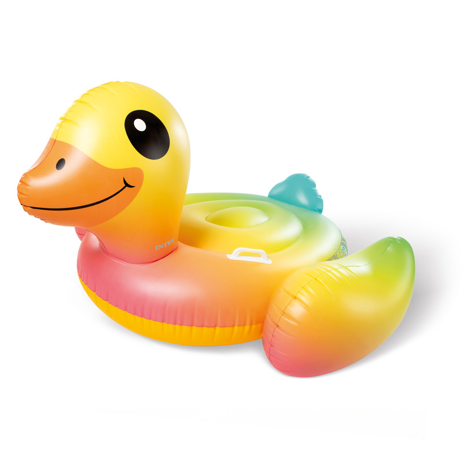 Baby Duck Ride-On Inflatable Pool Float (58" x 58" x 32")