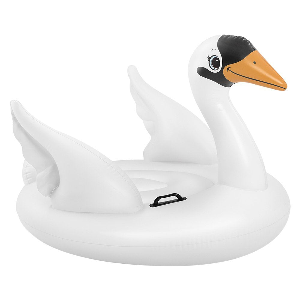 INTEX Ride-on Swan Mega Swim Pool Float (51"x40"x39")