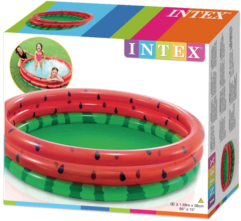 INTEX 66" x 15" Watermelon Pool Round for Ages 2 and Up