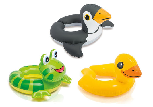 INTEX Animal Split Ring Zebra ( 25" x 21" ) Duck ( 24.5" x 22.5" ) Penguin ( 25" x 25" )