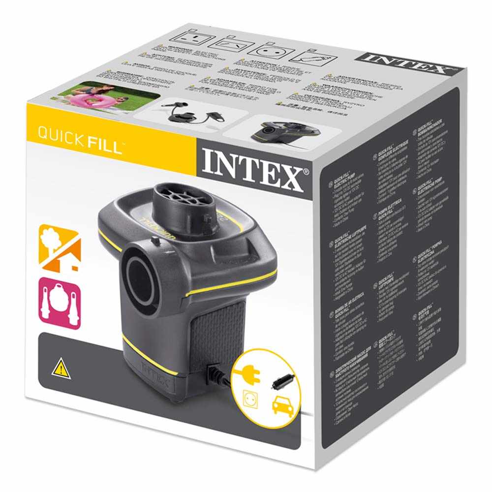 66634 Intex Quick-Fill Electric With Car Adapter & DC Pump – Intex Pakistan