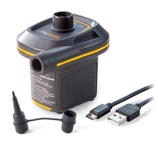 INTEX Mini Quick Fill USB Powered Air Pump ( 4.25" x 4.25" x 3" )