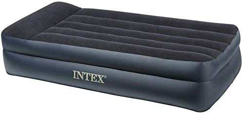 INTEX Pillow Rest Raised Air Bed Twin Size ( 40" X 80" X 18.1/2" ) Built In Electric Pump