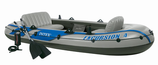 INTEX Excursion 5 Boat Set for 5 Persons 455 Kg ( 144" x 66" x 17" )
