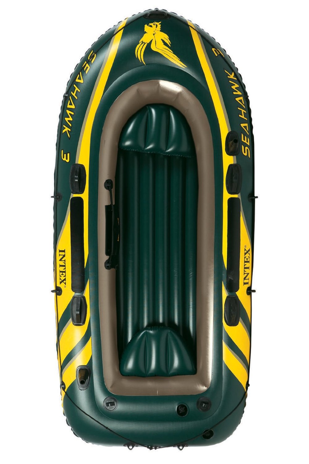INTEX Seahawk 2 Boat Set With Oars And Pump 2 Person ( 93" x 45" x 16" )