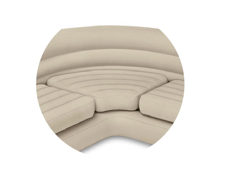 INTEX Comfortable Corner Sofa ( 101'' x 80'' x 30'' )