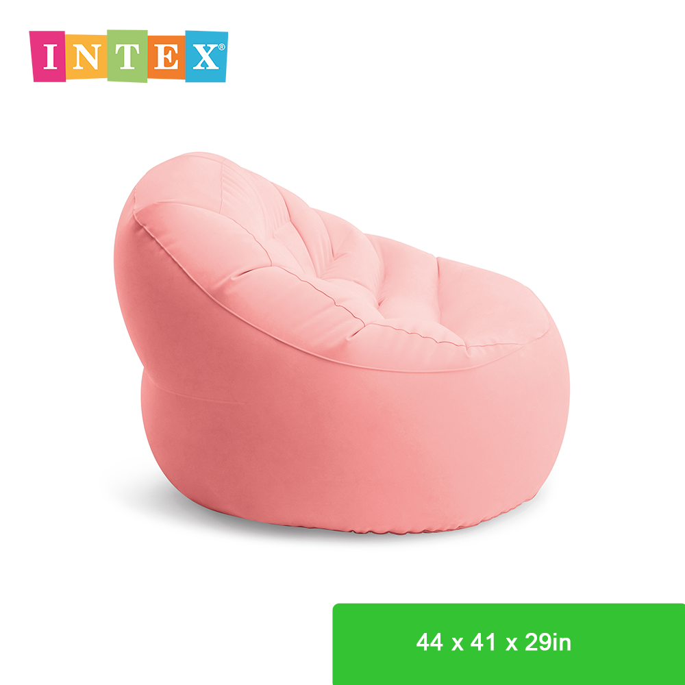 INTEX Inflatable Chair ( 44"x41"x29" ‎) Beanless Bag Chair Assorment