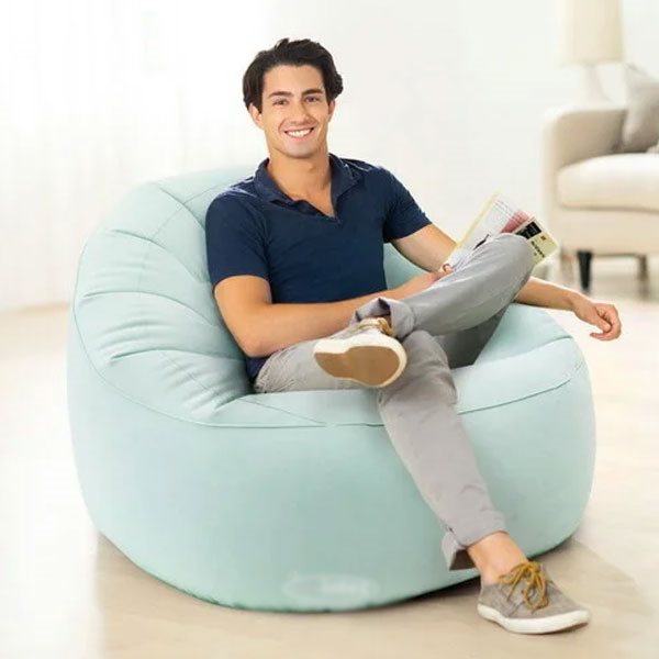 INTEX Inflatable Chair ( 44"x41"x29" ‎) Beanless Bag Chair Assorment