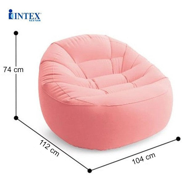 INTEX Inflatable Chair ( 44"x41"x29" ‎) Beanless Bag Chair Assorment
