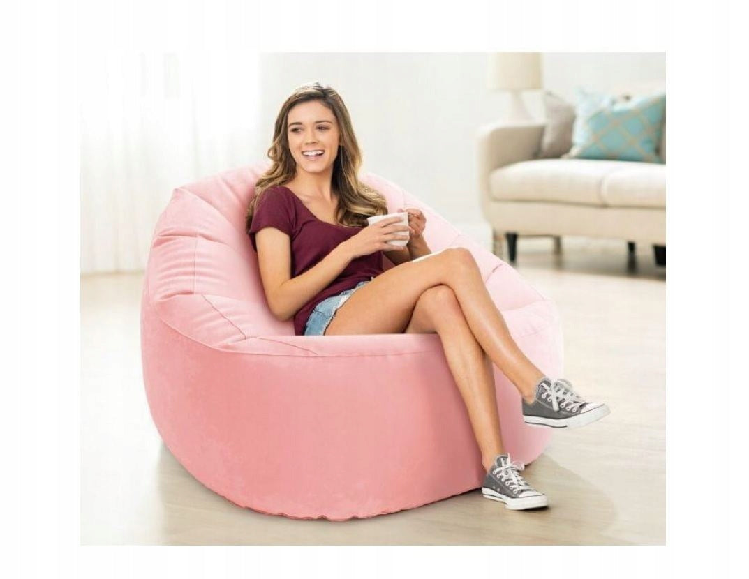 INTEX Inflatable Chair ( 44"x41"x29" ‎) Beanless Bag Chair Assorment