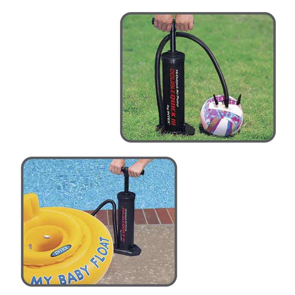 INTEX Hi-Output Air Pump Double Quick III Hand Pump (48CM)