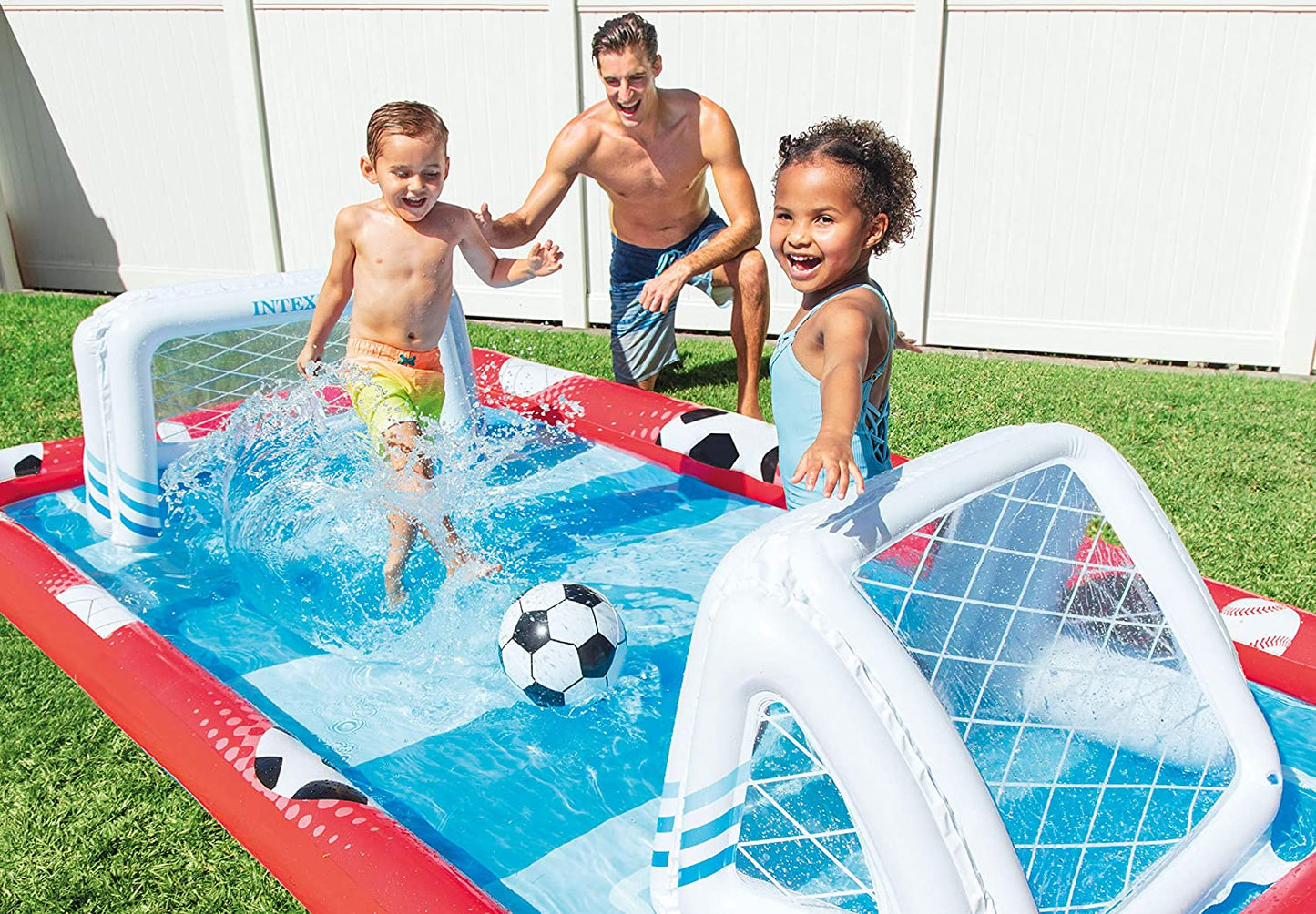 INTEX Action Sports Play Center 10ft 8in L x 8ft 9in W x 3ft 4in H