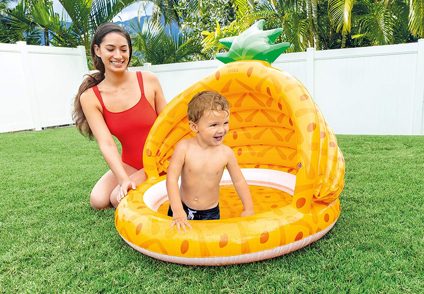 INTEX Pineapple Baby Pool 40.16 x 40.16 x 37.01 inches