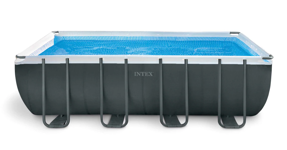 26356 INTEX Ultra XTR Frame Rectangular Pool Set (18ft x 9ft x52 ) With ...