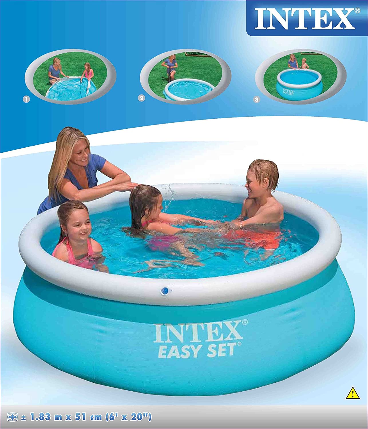 INTEX 6-FT Easy Set Pool ( 6' X 20")