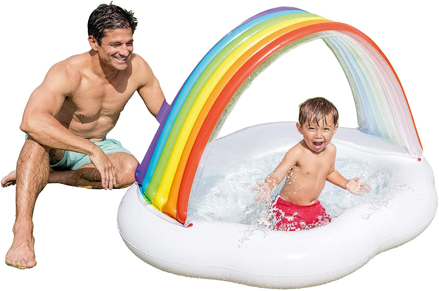 INTEX Rainbow Cloud Baby Pool ( 56" x 47" x 33" )