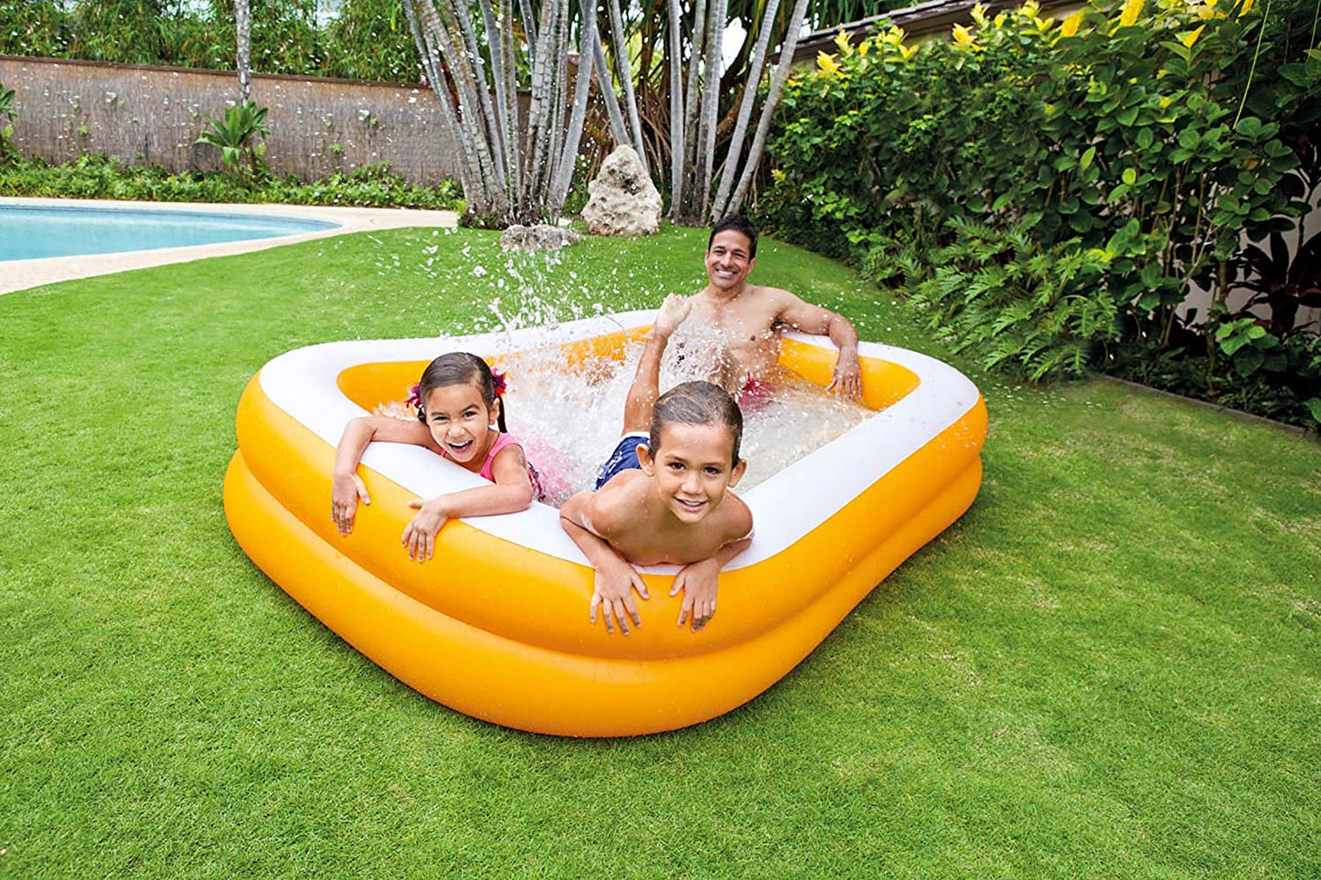 INTEX 90"x 58"x 18" Mandarin Pool Family Swim Center