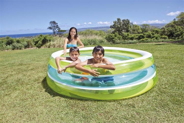 Intex Swim Center Pin Wheel Pool For Kids 90" x 22" Round