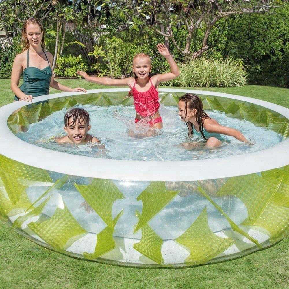 Intex Swim Center Pin Wheel Pool For Kids 90" x 22" Round