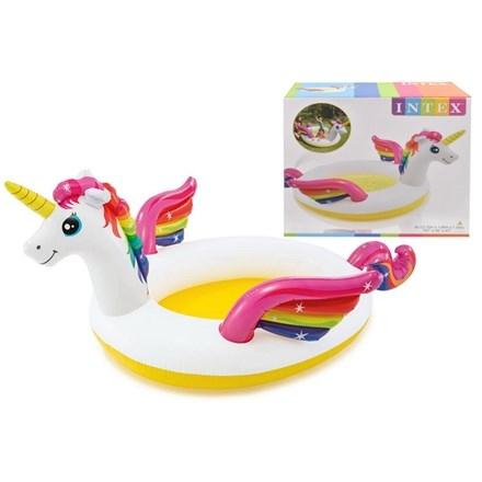 INTEX Unicorn Spray Unicorn Pool 107"L x 76"w x 41"H
