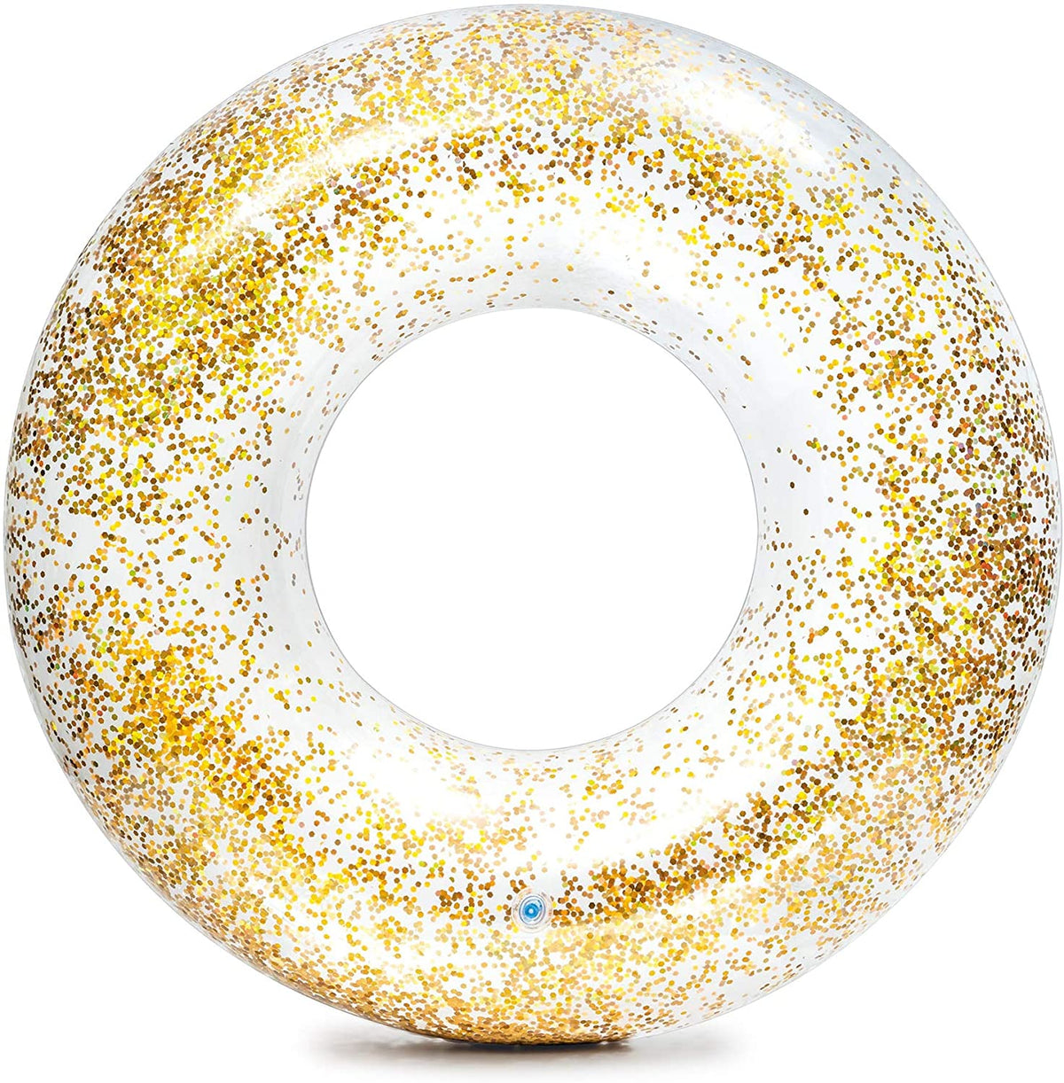 Metallic Inflatable Innertubes Pool 56274 INTEX Transparent Glitter Tubes ( 46.8inch ) Inflatable Swimming ...