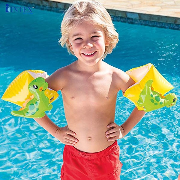 INTEX Dinosaur Arm Bands ( 9" x 8" )