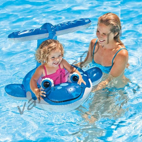 INTEX Whale Baby Float ( 41" x 33" )