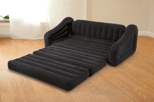 INTEX Pull-Out Sofa Double Seat & King Size Bed Mattress 76"W x 87"L x 28"H